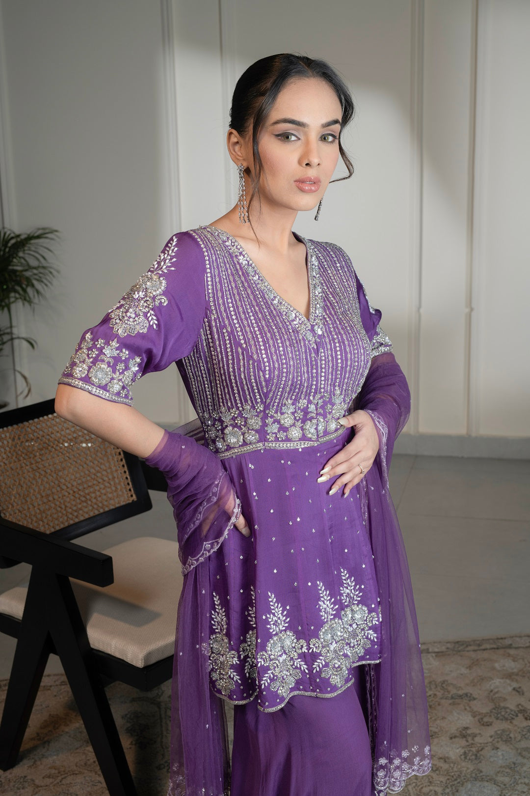 TWINE SHARARA SET