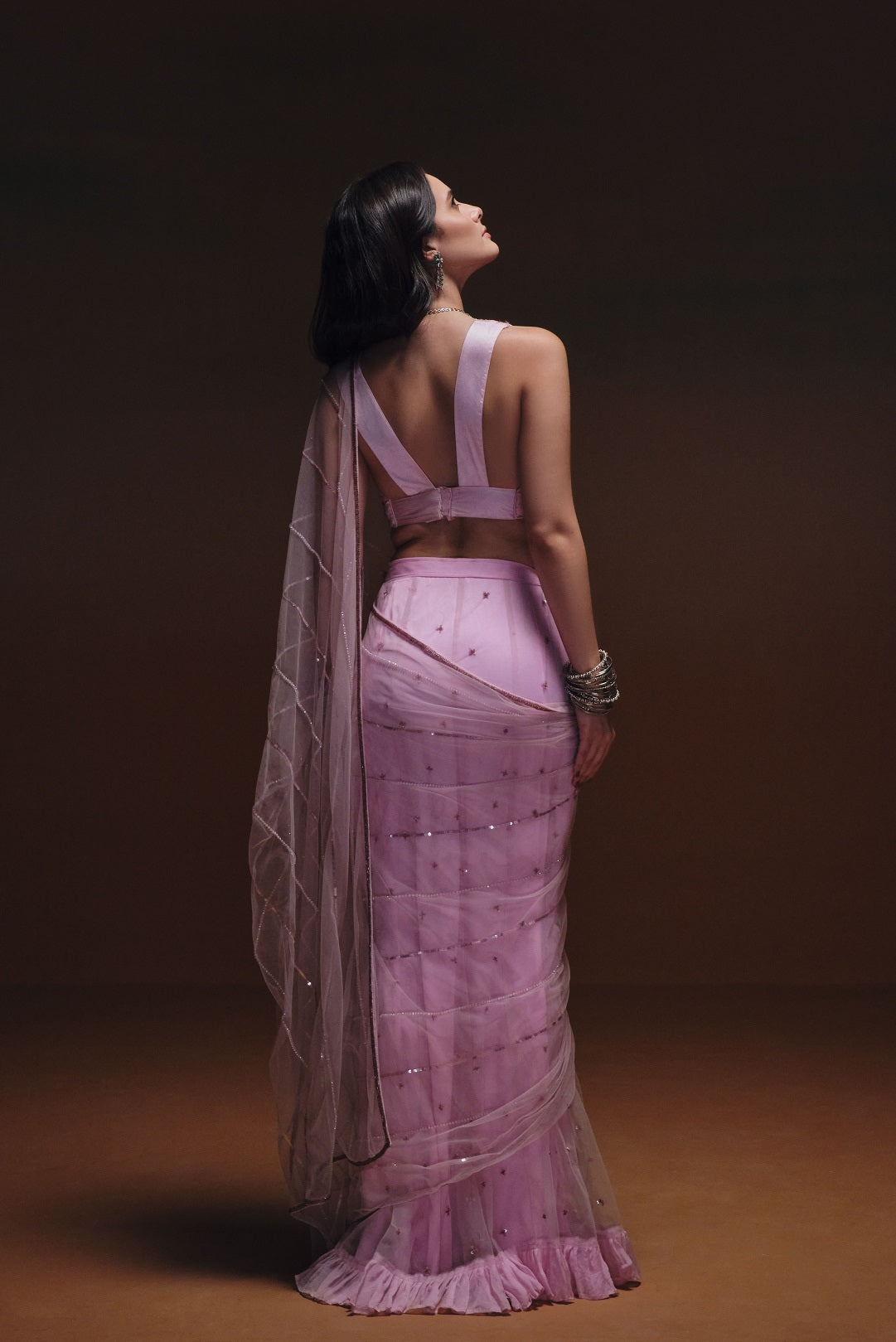NAZR Draped saree