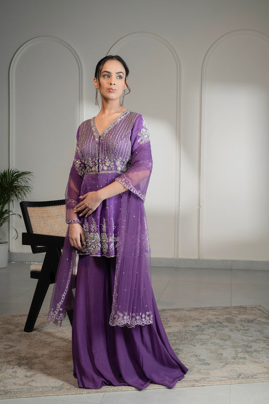 TWINE SHARARA SET