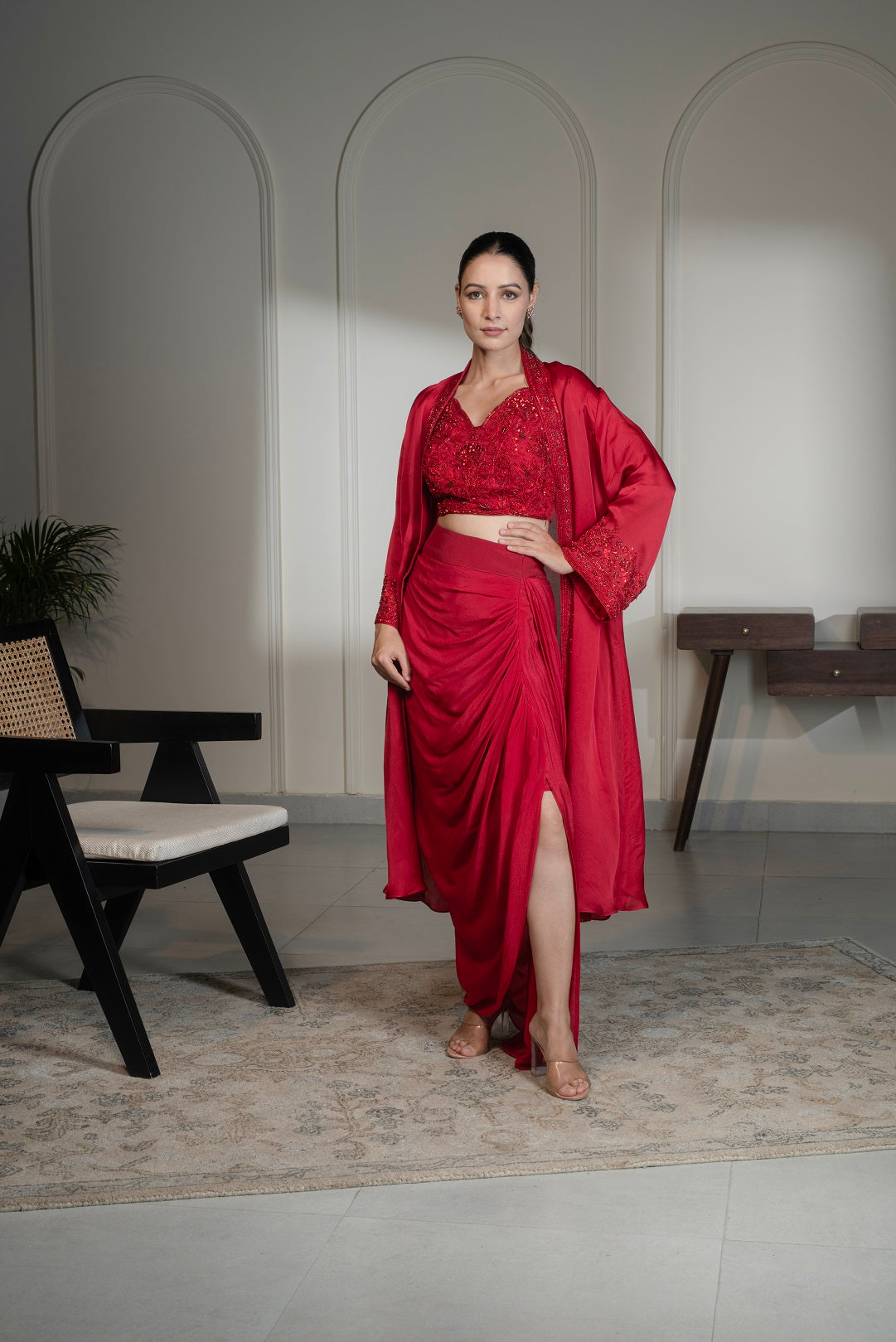 ROSETTE CAPE SET