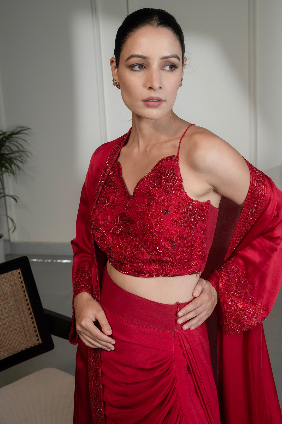 ROSETTE CAPE SET
