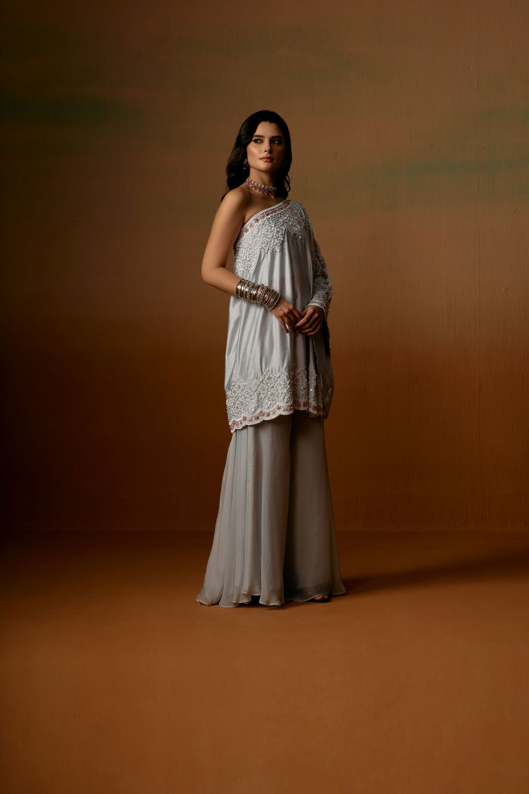 ZYRA ONE SHOULDER SET