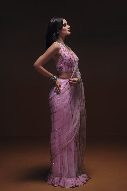 NAZR Draped saree
