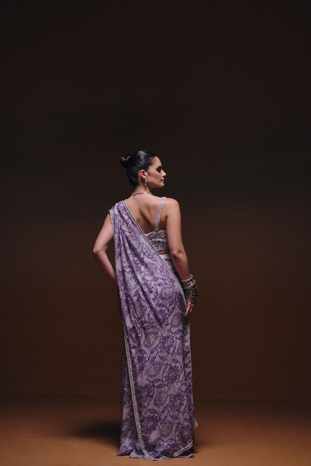 KAAYA PRINTED PRE- DRAPED SAREE