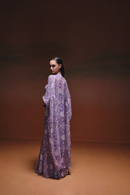 NOORAN CORSET SET WITH CAPE