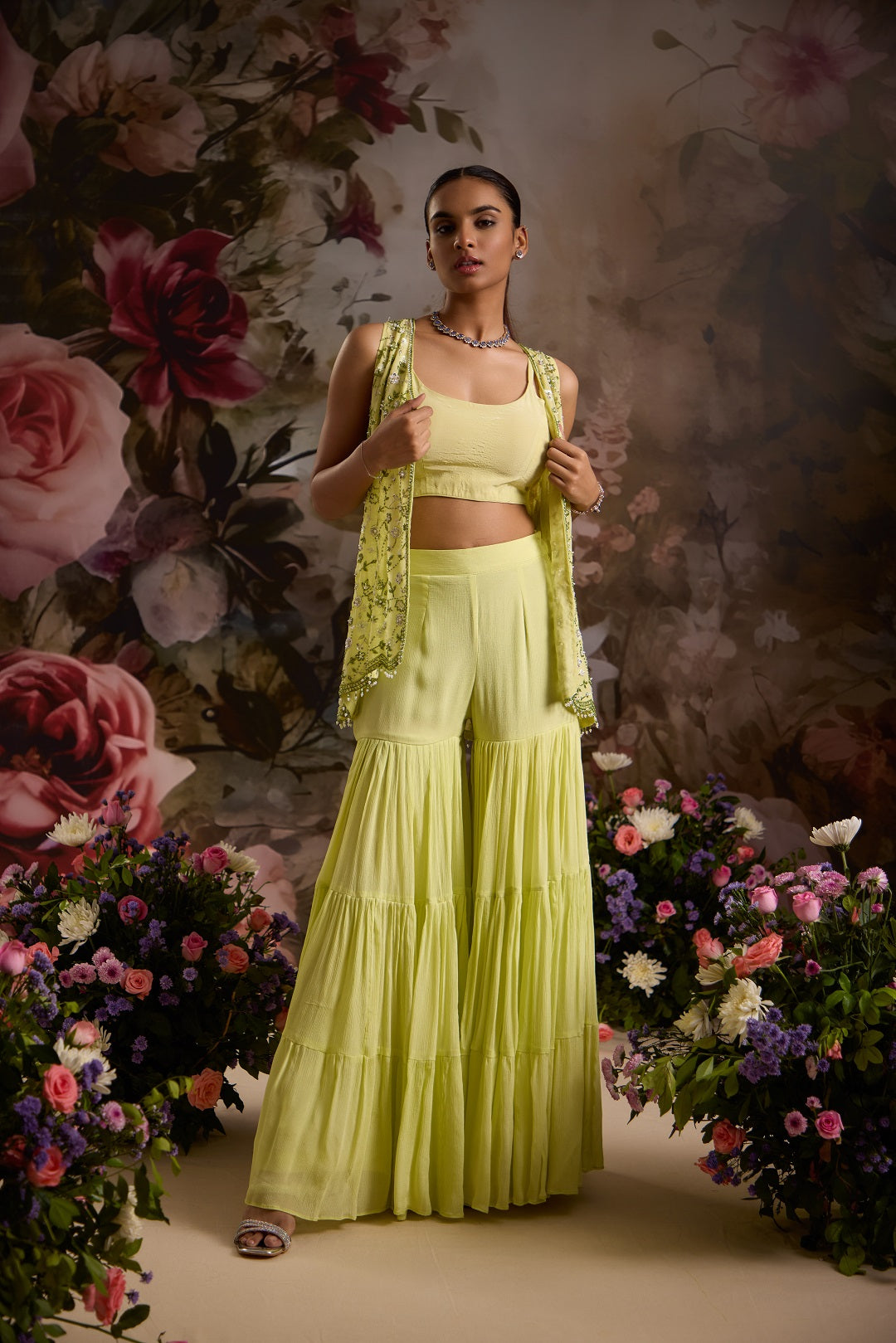 ELORA JACKET SET WITH SHARARA